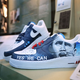 Sneakers with the hand-painted images of President Barack Obama by artist Van Taylor Monroe.
Chip Somodevilla/Getty Images